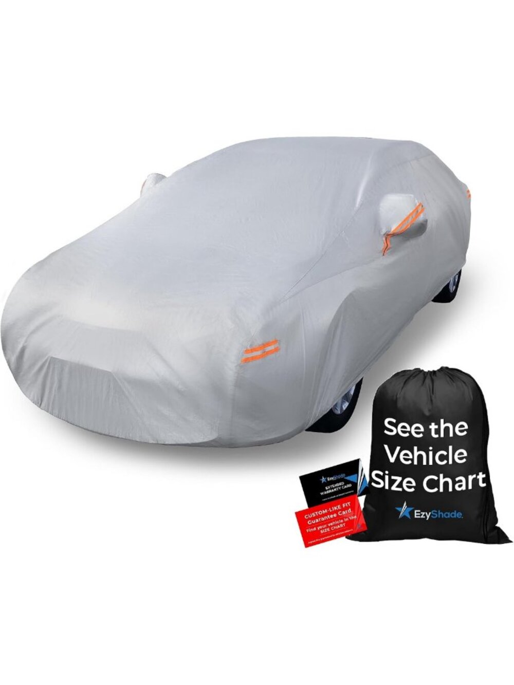 Waterproof All-Weather Car Cover - Size A4, UV Protection, Durable & Lightweight